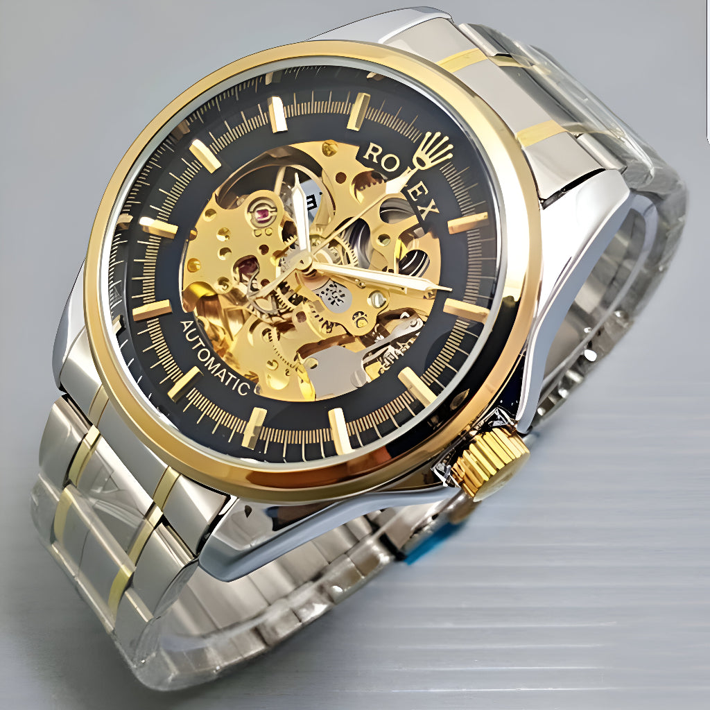 rolex automatic acier inoxydable