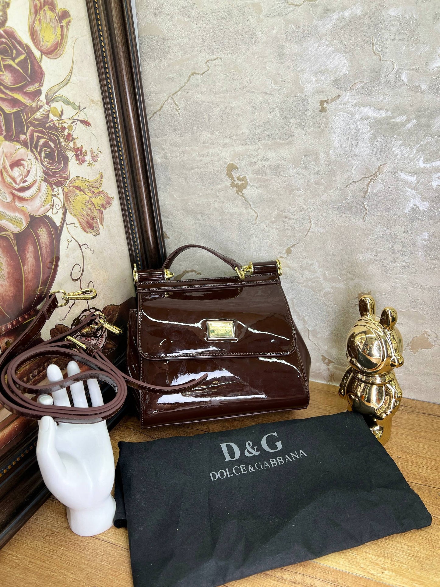 Dolce & Gabbana Sicily en cuir Verni