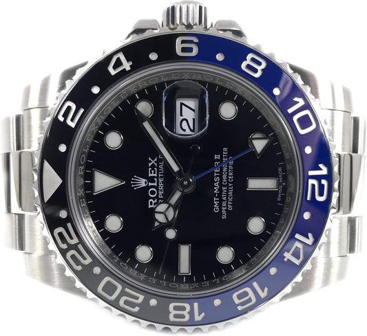 Montre Rolex batman GMT-Master II   en Acier Inoxydable master copie