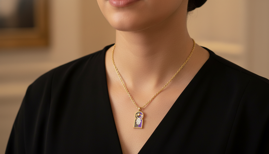 Collier pendentif main de Fatma