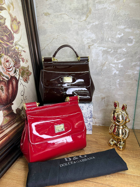 Dolce & Gabbana Sicily en cuir Verni